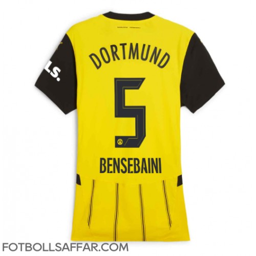 Borussia Dortmund Ramy Bensebaini #5 Hemmatröja Dam 2024-25 Kortärmad